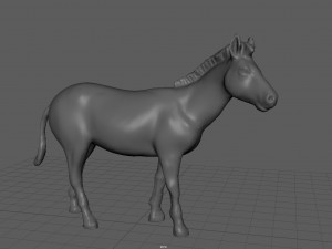 zebra Model 3D