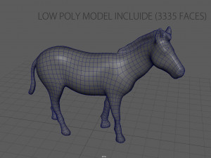 zebra Model 3D