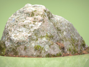 realistic rock 3D मॉडल