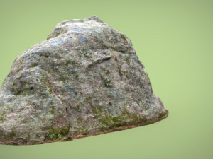 realistic rock Modelo 3D