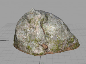 realistic rock Modelo 3D