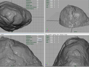 roccia realistica Modello 3D