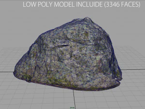 roccia realistica Modello 3D