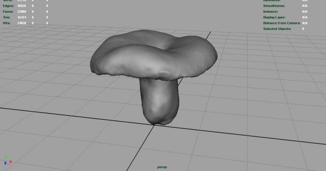 mushroom 3D Model in Vegetable 3DExport