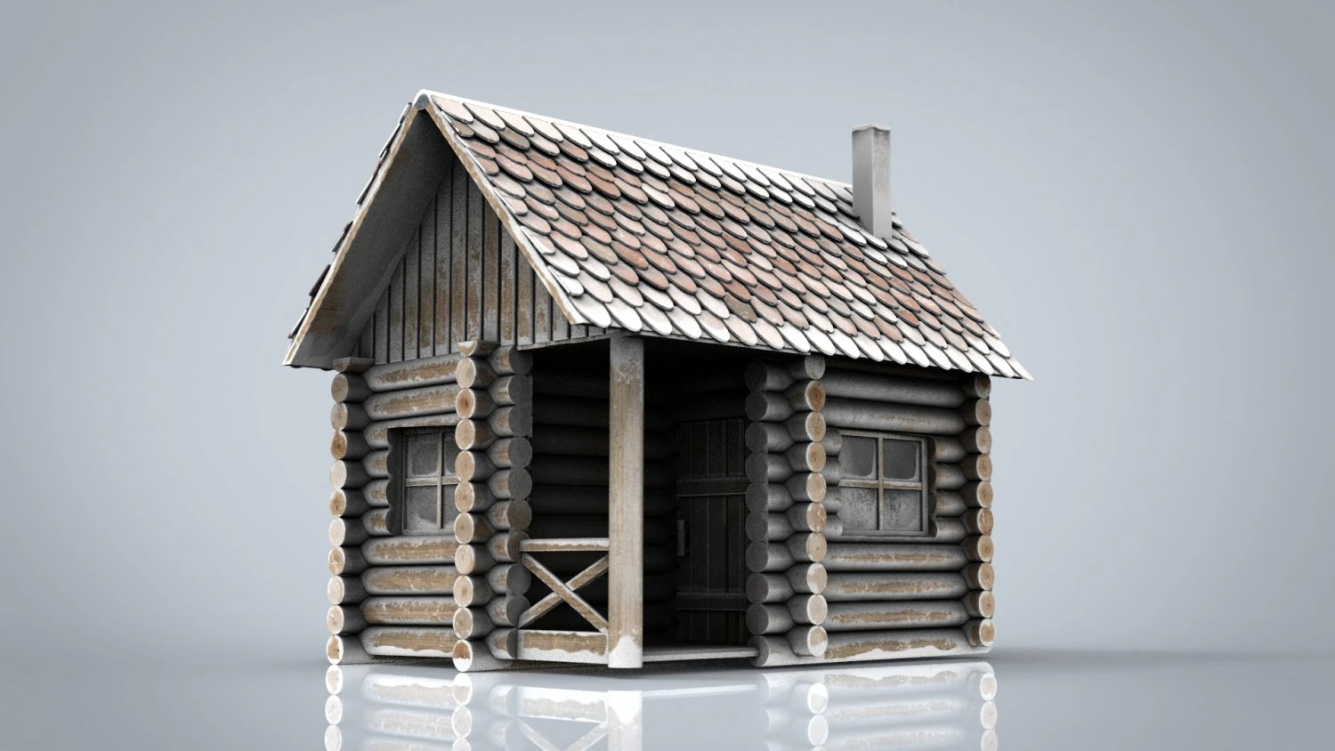 cabina invernale Modello 3D .c4d .max .obj .3ds .fbx .stl .blend 