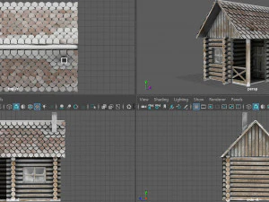 cabina invernale Modello 3D
