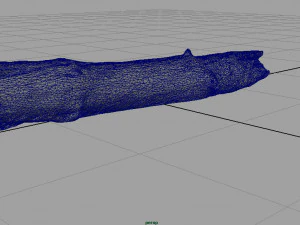dead tree trunk 3D Model