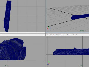 dead tree trunk 3D Model