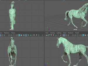 monument horse 3D 모델