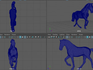 monument horse 3D 모델