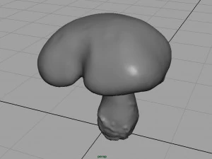 mushroom shitake 3D Model