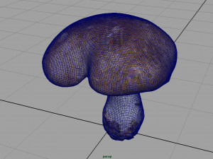 mushroom shitake Model 3D