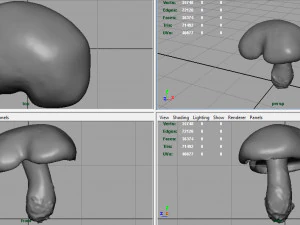 mushroom shitake 3D Model