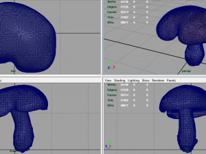 mushroom shitake Model 3D