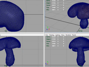 mushroom shitake 3D Model