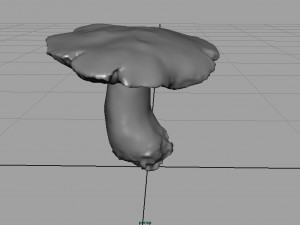 mushroom russula Model 3D