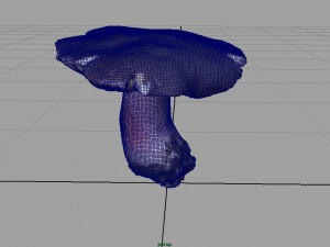 mushroom russula Model 3D