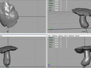 mushroom russula Model 3D