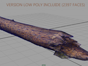 tree trunk 3Dモデル