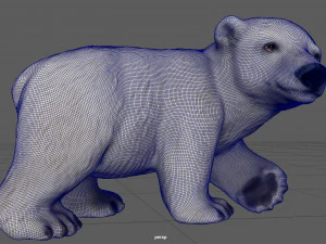 urso polar querido Modelo 3D
