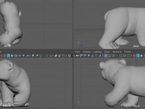 polar bear babe Modelo 3D