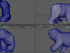 polar bear babe Modelo 3D