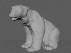 polar bear female 3D 模型