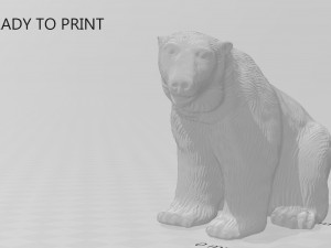 polar bear female 3D 模型