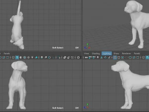 dalmata Modello 3D