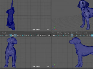 dalmata Modello 3D