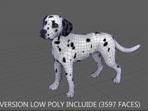 dalmantian 3D Model