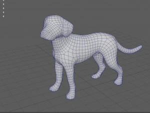 dalmata Modello 3D