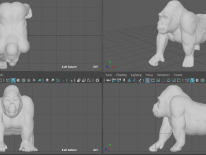 gorilla 3D 模型
