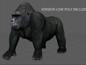 gorilla 3D 模型