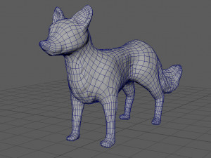 fox Modelo 3D