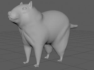 groundhog 3D Model