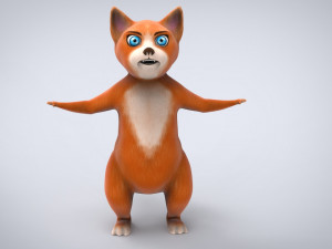 cartoon cat Modelo 3D