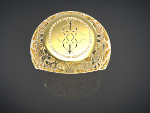gold ring 3D 打印模型