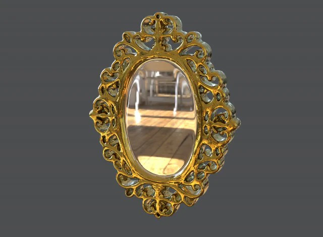 mirror 3D Model .c4d .max .obj .3ds .fbx .stl .blend 