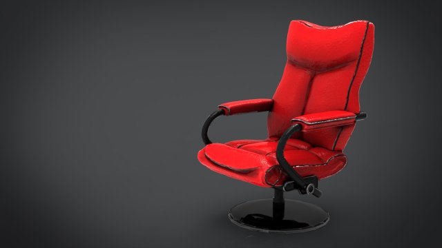 armchair 3D मॉडल .c4d .max .obj .3ds .fbx .stl .blend 