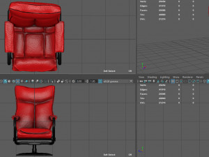 armchair 3D मॉडल