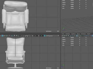 armchair 3D मॉडल