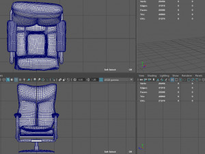 armchair 3D मॉडल