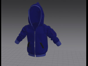 jacket kids Model 3D