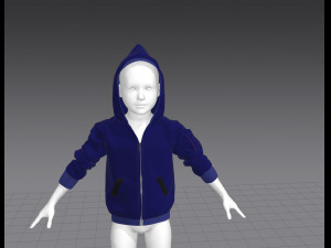 jacket kids 3D Model