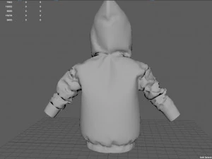 jaqueta infantil Modelo 3D