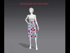 prom dress Modelo 3D