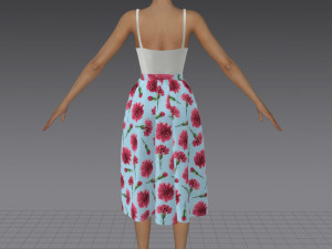 prom dress 3D Model