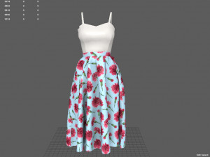 prom dress 3D Model