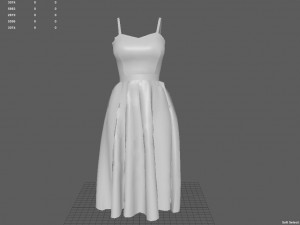 prom dress 3D Model
